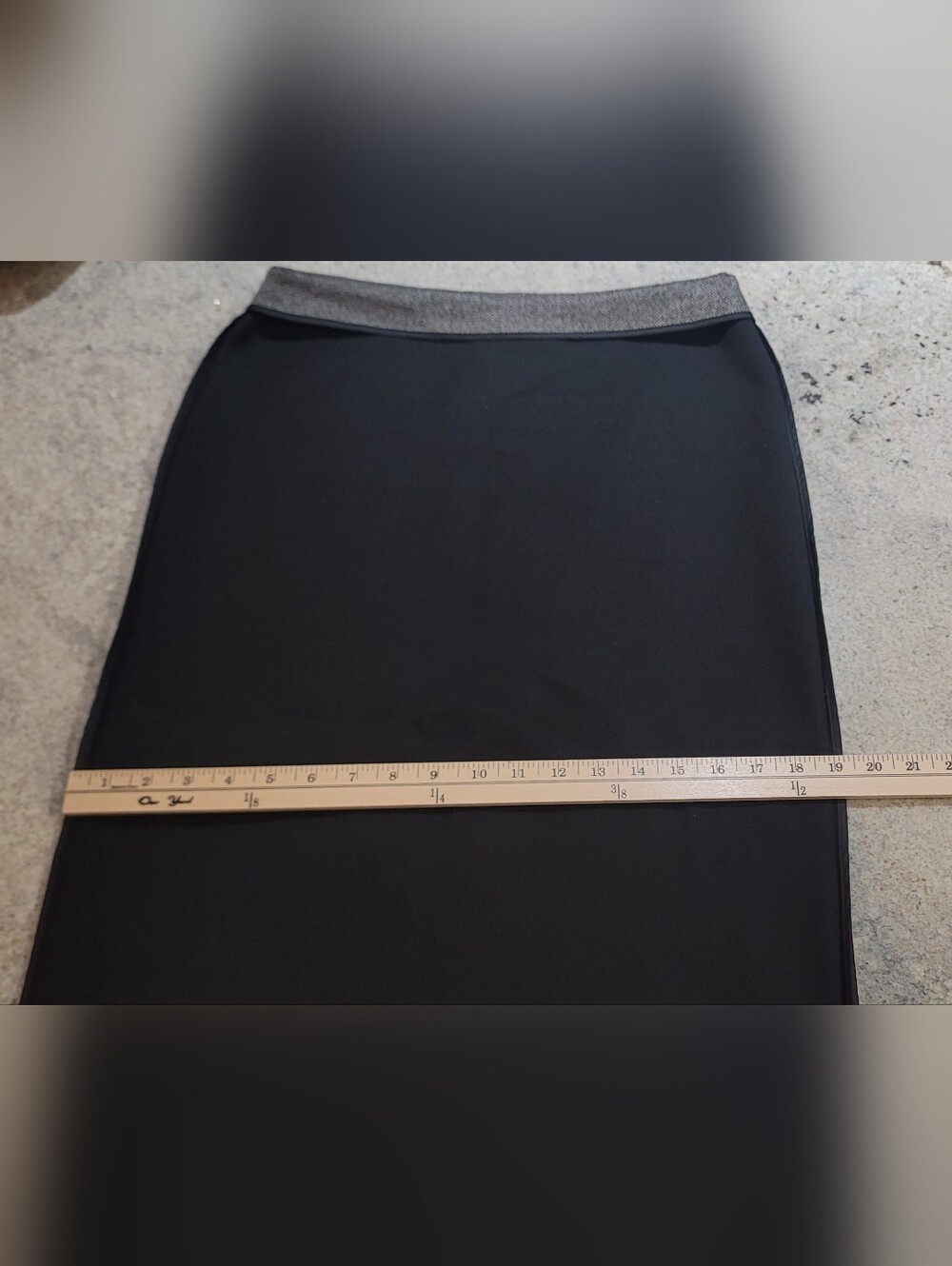 ZARA Lined Midi Pencil Skirt Back Zip Women's Medium Business Casual - Picture 9 of 10